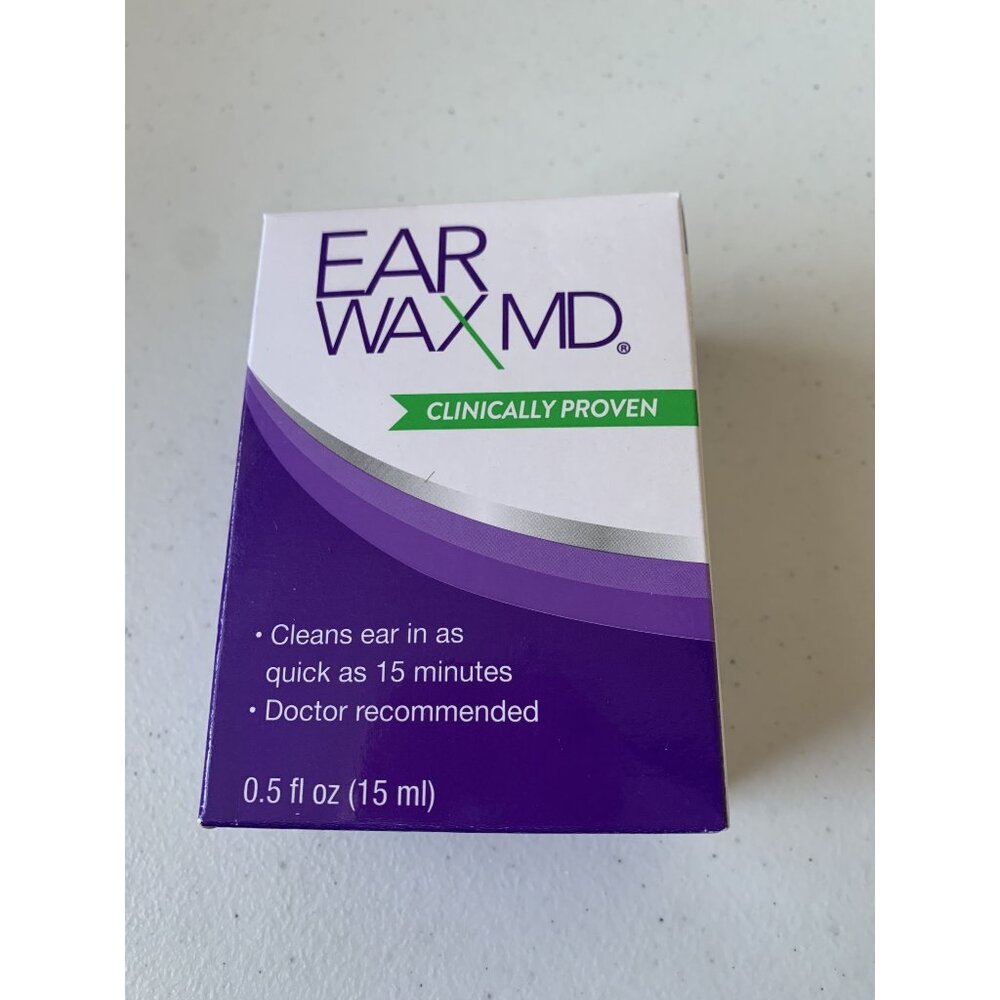 Earwax MD Clinically Proven Ear Cleansing Drops 0.5 Fl Oz